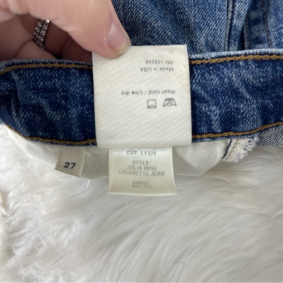 Reformation Julia High Rise Cigarette Skinny Jeans Size 27 - Picture 4 of 9